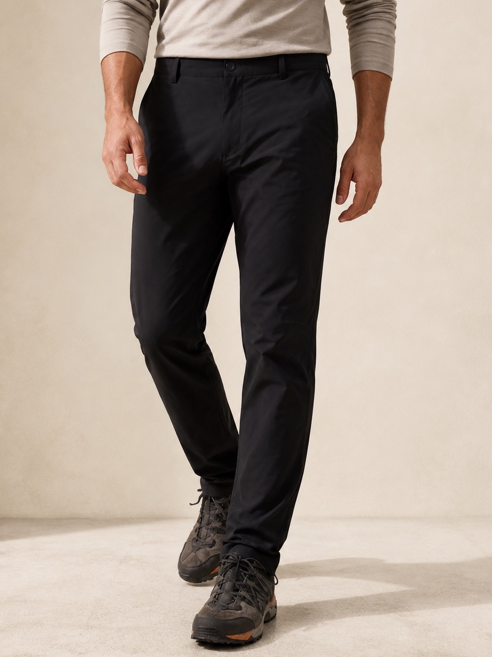MEC Technical Pants Black 34” Inseam Stretch Outdoor Hiking W 40